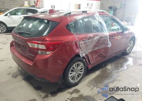 2018 Subaru Impreza 2.0I Premium z USA, uszkodzony, nr VIN 4S3GTAD64J3730228